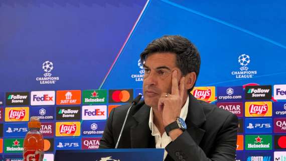 Fonseca in conferenza stampa: "La Juve ha creato tanta superiorità a centrocampo. Non siamo soddisfatti"