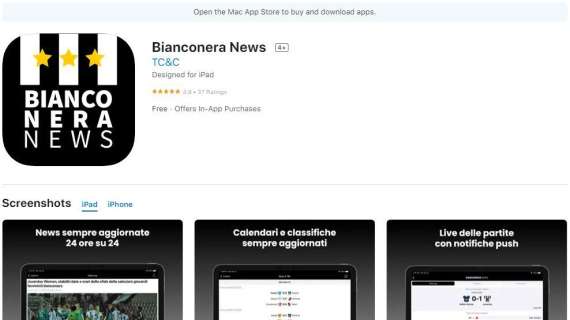 Scarica gratis l'APP di BianconeraNews per iPhone e Android!