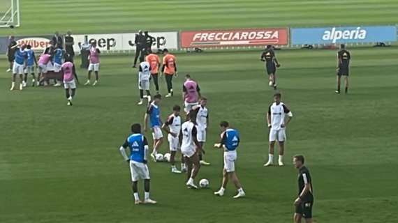 Juventus al lavoro sui movimenti offensivi in vista dell'Inter