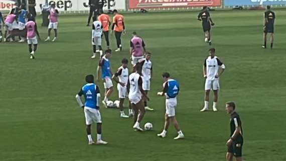 Juventus in campo per l'allenamento mattutino, il video social del club