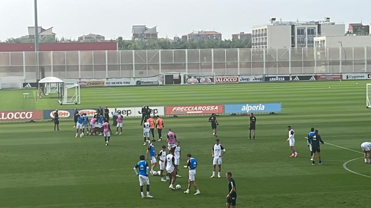 Allenamento speciale per la Juventus, in campo con i Junior Member