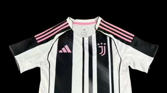 Juve, presentata la nuova maglia: sarà bianconera con dei dettagli rosa |FOTO