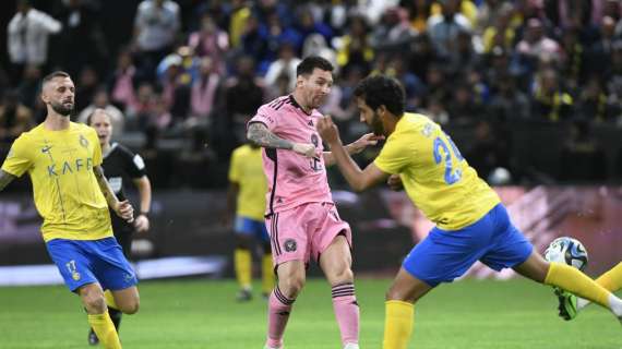Senza Ronaldo, l'Al Nassr batte 6-0 l'Inter Miami di Messi