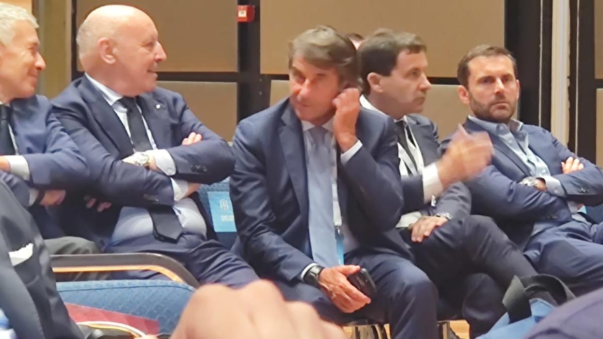 Esclusiva BN - Si attende il discorso di Malagò, intanto Carnevali siede accanto a Marotta