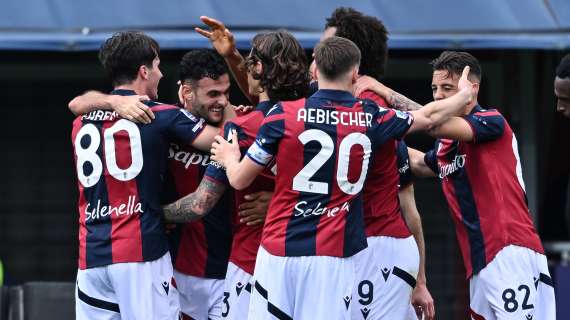 Il Bologna frena e fallisce l'aggancio alla Juve: con l'Udinese finisce 1-1