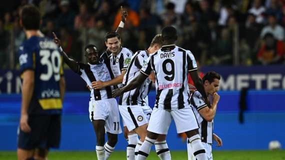 Classifiche a confronto: Udinese top, la Juventus a -3