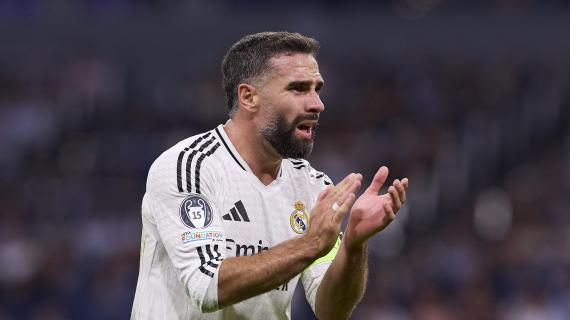 Il Real Madrid perde Dani Carvajal per due turni, non ci sarà contro la Juve