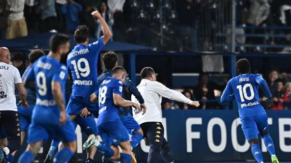 Tutto facile per l'Empoli, il Verona si scioglie in un tempo