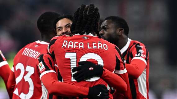 Coppa Italia, un Milan tennistico strapazza il Sassuolo e si qualifica ai quarti