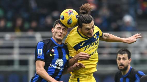 Serie A: l'Inter vince contro il Verona in casa con un brivido nel finale