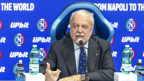 De Laurentiis: "Il Napoli è in costruzione, pensiero scudetto inganna"