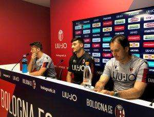 De Leo: "La rosa è ampia". Tanjga: "A Cagliari qualcuno riposa". Orsolini: "So di essere importante per la squadra"