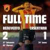 Benevento-Casertana 2-1, Salvemini e Pierozzi decidono il derby