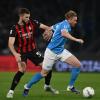 Serie A, il Napoli piega il Milan 1-0 e sale al secondo posto