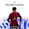 UFFICIALE-Savoia, eccoil difensore  Andrea Cadili,