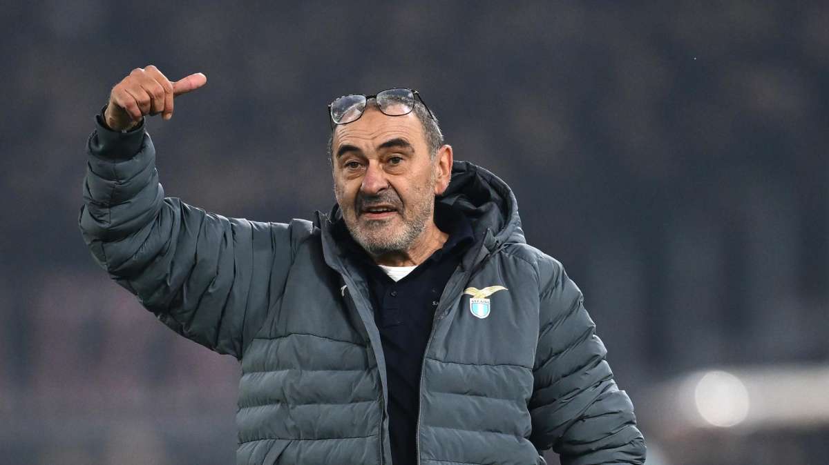 Lazio, Sarri a Dazn: "Perso contro la squadra più forte del campionato"