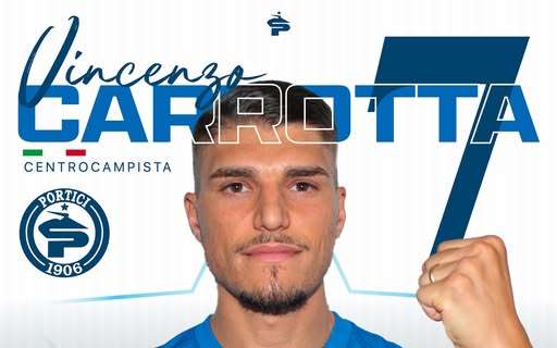 UFFICIALE-Portici 1906, ecco  il mediano Carotta