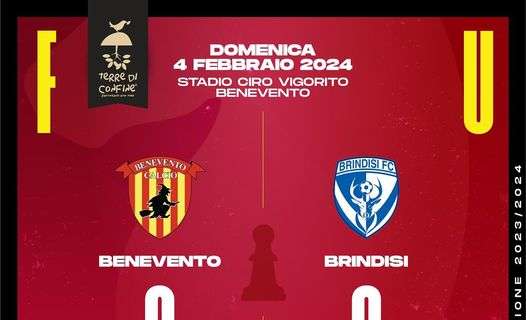 Benevento-Brindisi 2-0: in gol Lanini e Starita