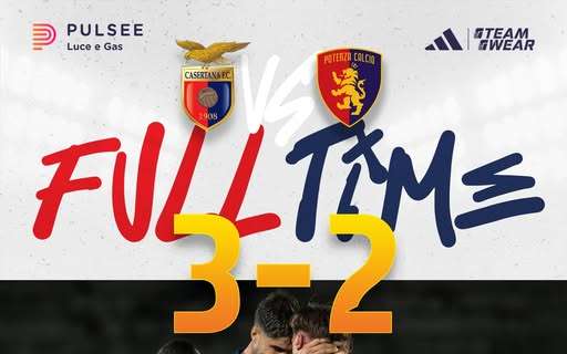 La Casertana conquista tre punti preziosi al “Pinto”, superando il Potenza  