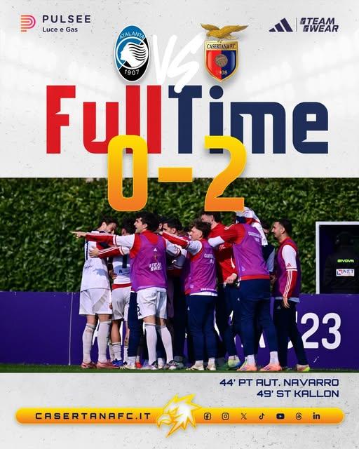Impresa Casertana: 2-0 all’Atalanta U23