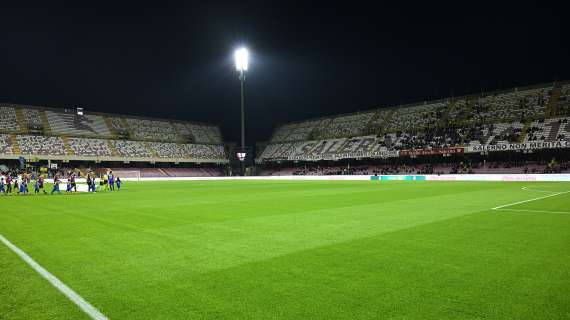 Salernitana: allenamento allo stadio Arechi