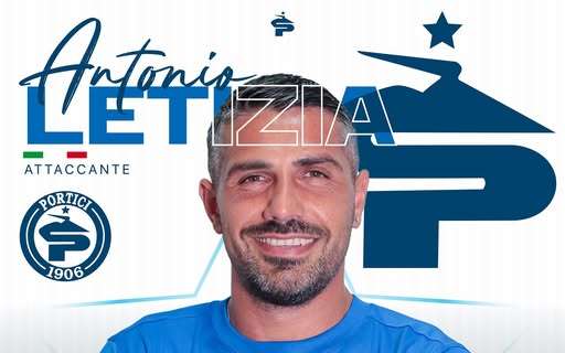 UFFICIALE- Portici 1906 , eccola punta  Antonio Letizia 
