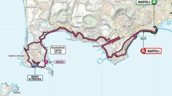 Giro d’ Italia torna a Napoli dopo nove anni, ecco il tragitto