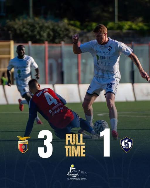 La Casertana di rimonta vince il derby con la Cavese 