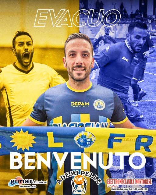UFFICIALE-Solofra, ecco  la punta Davide Evacuo