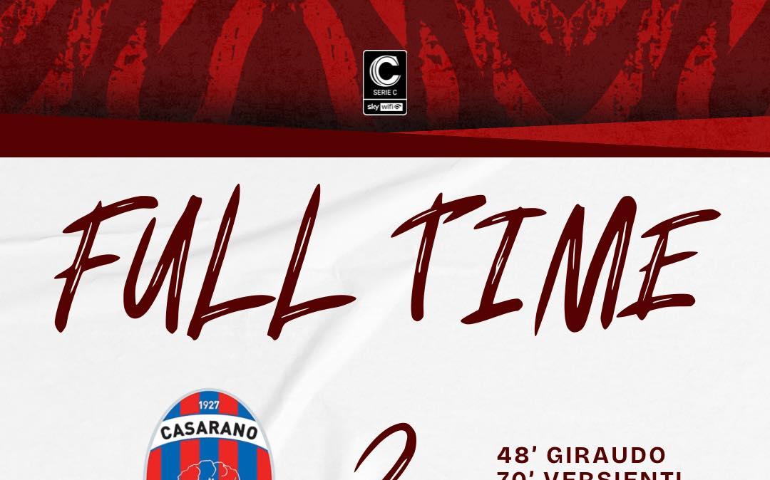 Sorrento sconfitto 2-0 a Casarano