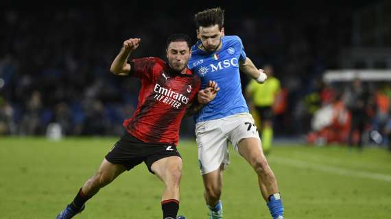 Serie A, Napoli-Milan 2-2: Politano e Raspadori rispondono alla doppietta di Giroud
