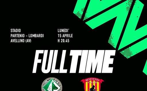 Avellino-Benevento 1-0, Sgarbi entra e segna: il derby è ancora biancoverde