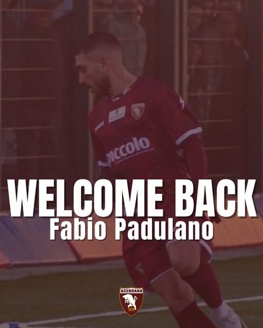 UFFICIALE-Polisportiva Real Acerrana 1926, ecco  Fabio Padulano