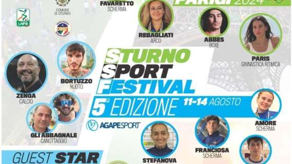 Torna lo Sturno Sport Festival: dall’11 al 14 agosto “l’Irpinia si mette in gioco”