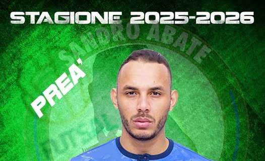 UFFICIALE-Asd Sandro Abate Five Soccer, ecco il pivot Matheus Preà