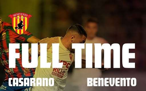 CASARANO-BENEVENTO 1-0: sconfitta esterna della strega in Puglia 