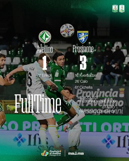 Frosinone, vittoria pesante ad Avellino: 3-1 al Partenio