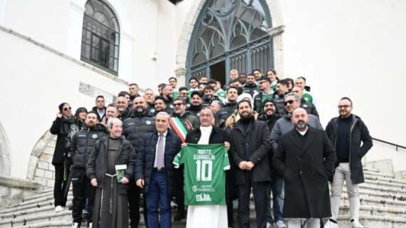 Una tradizione che si rinnova: l’U.S. Avellino in visita al Santuario di Montevergine