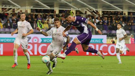 Serie A, Fiorentina-Napoli 1-3: esordio con gol per Hojlund, Conte fa tre su tre