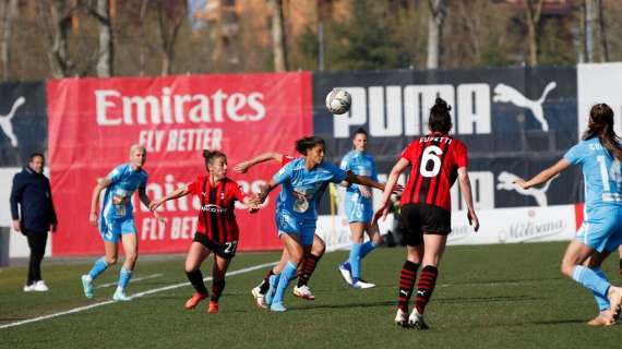 Serie A Femminile - Il Napoli aggancia il Milan al Vismara: Toniolo riprende Thomas