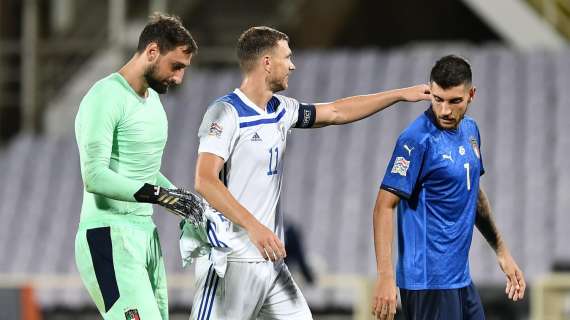 Sensi risponde a Dzeko, l'Italia agguanta la Bosnia: gol dell'interista, 1-1 al Franchi