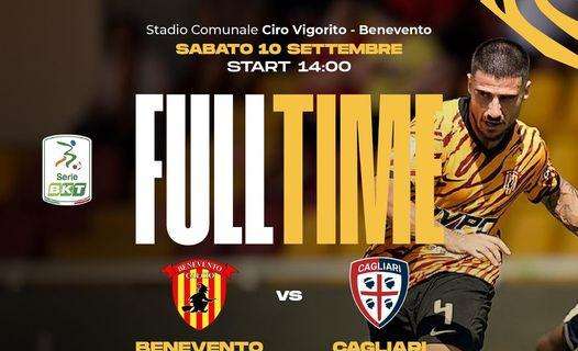 Il Cagliari espugna Benevento, al Vigorito i rossoblù vincono per 2 reti a 0