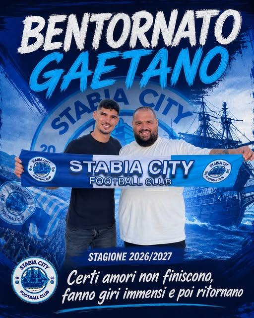 UFFICIALE-Stabia City, riecco Gaetano