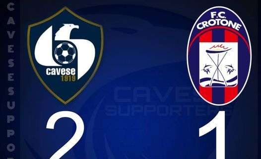 La Cavese batte per 2-1 il Crotone