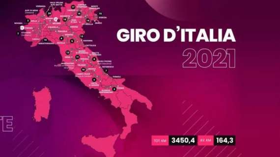 Presentata l'edizione 2021 del (mezzo) Giro d'Italia: Sud dimenticato dalla corsa rosa