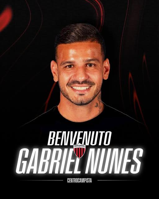 UFFICIALE-Nocerina, ecco Gabriel Nunes da Cunha