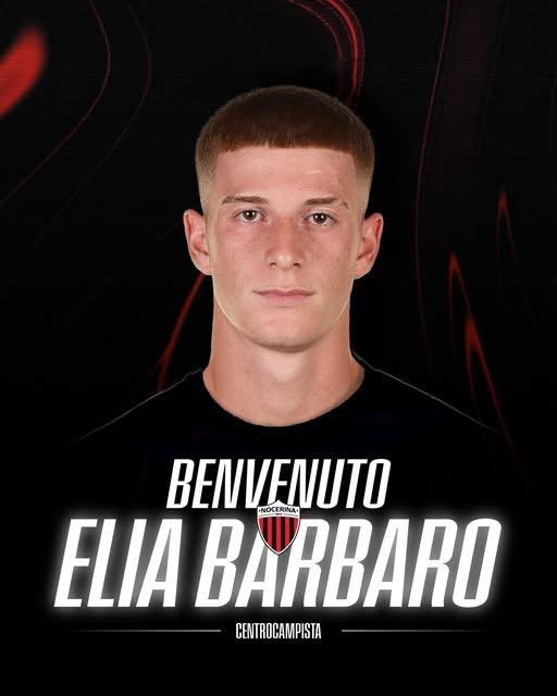 UFFICIALE- Nocerina, ecco il  mediano Elia Barbaro