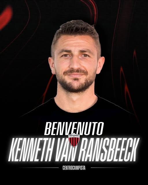 UFFICIALE-Nocerina, ecco il mediano  Kenneth Van Ransbeeck