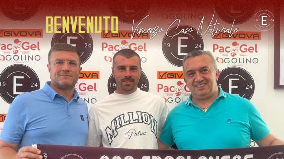 UFFICIALE- Ercolanese, ritorna Vincenzo Caso Naturale.