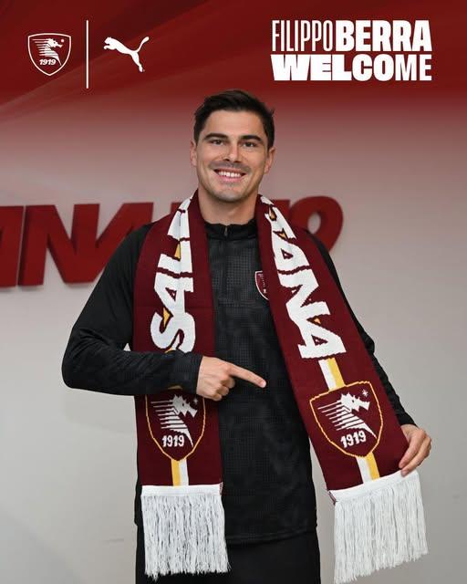 UFFICIALE-Salernitana, preso il difensore  Filoppo Berra